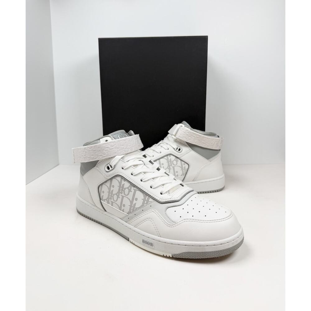 Size 45EU/12US - Dior B27 High Top Oblique White Sneakers🤍 Retail $1,250! - Picture 2 of 9